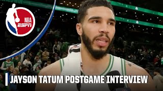 Famous Jayson Tatum after scoring 26 PTS in 4th QTR & OT: ‘You live for those moments’ | NBA on ESPN Wealth
