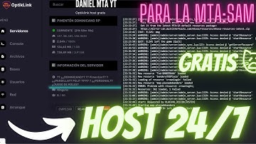 MTA:SAM  💥 COMO CREAR UN SERVIDOR ONLINE 24/7😱 (GRATIS) 2023    #optiklink