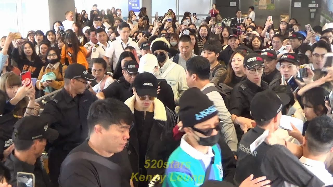 WINNER (위너) Hong Kong Airport Arrival 20181123