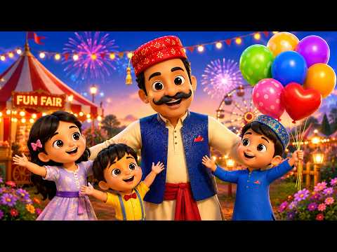 Gubbare Laya Hoon | गुब्बारे वाला | Hindi Nursery Rhymes For Kids | Balgeet - Rhymes Ki Duniya