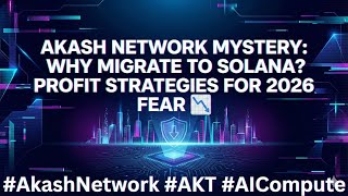 [Fullver] Akash Network Mystery: Why migrate to Solana? Profit strategies for 2026 fear 📉