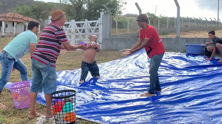 COMPETIÇÃO NA FAZENDA | PILILIU E OS VAQUEIROS NA APOSTA DO BALÃO D’ÁGUA