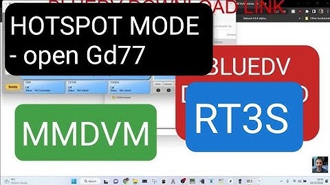 RT3S-OPENGD77 HotSpot Mode - Blue DV