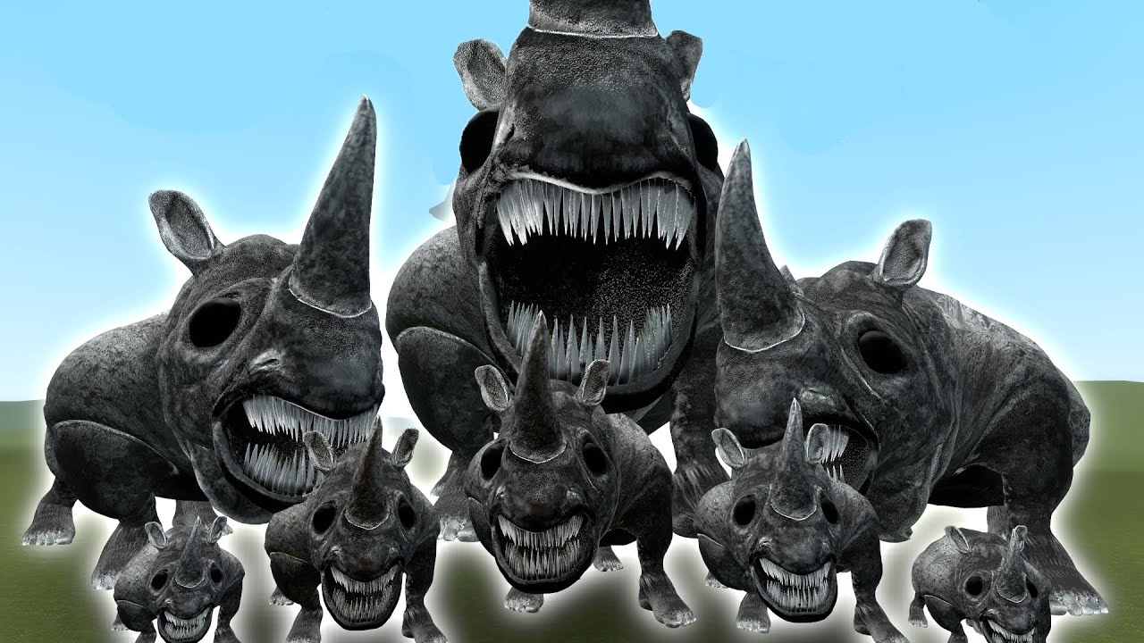 Monsters Rino EVOLUTION FROM Animal RHINO TO MONSTER RHINO TITAN ZOONOMALY - Garry's ...