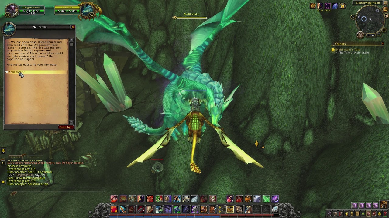 World of Warcraft: Neltharaku's Tale - Quest ID 10814 (Gameplay/Walkthrough)