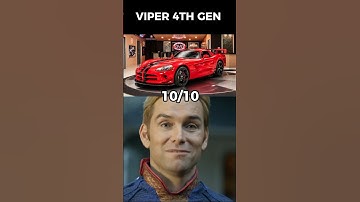 Ranking Dodge Viper All Generations #dodgeviper