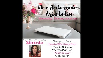 New Ambassador Orientation 2018