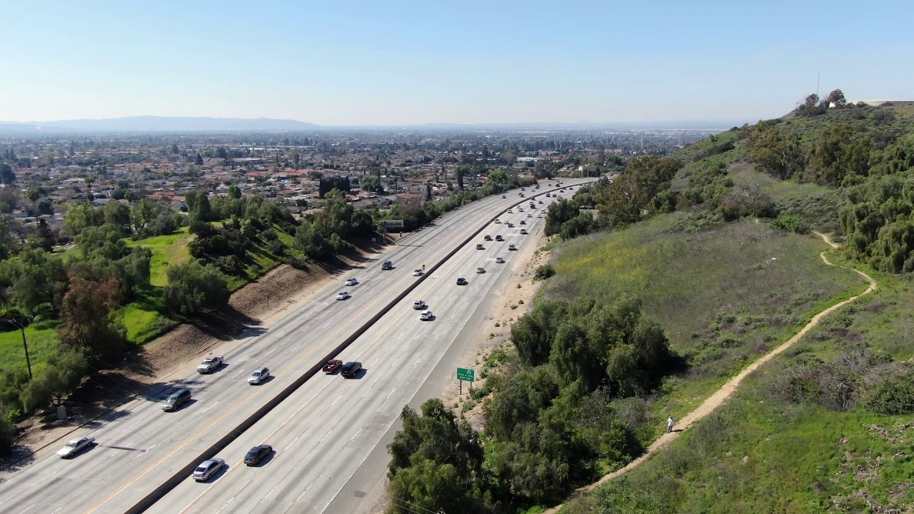 Flying over Glendora, California YouTube
