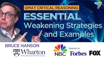 GMAT Critical Reasoning Tips Tricks and Strategies | Weakening Questions and Examples