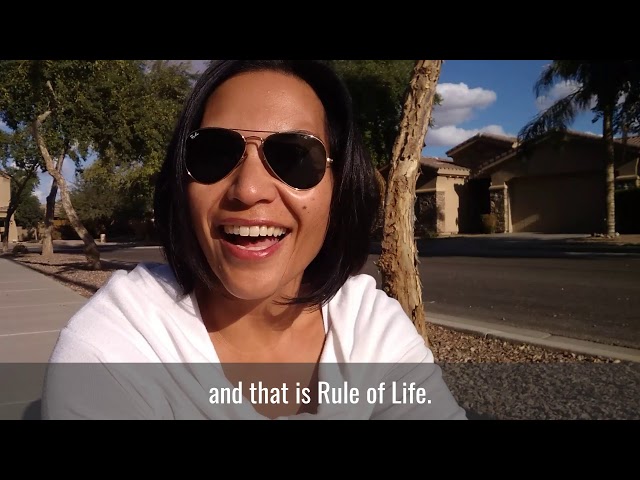 Rule of Life Lesson #123: Take the high road.