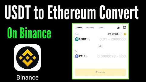 How to Convert USDT to Ethereum on Binance / binance usdt to eth on binance