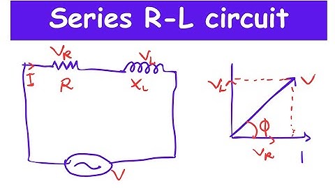 how to find the impedance and phase angle of series R-L circuit