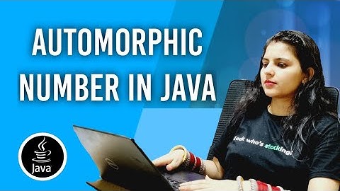 Automorphic number in JAVA