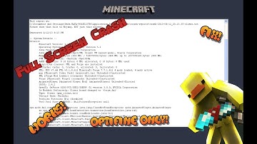 How To Fix Minecraft Full Screen Crash Bug! *OPTIFINE ONLY!* 2024 STILL WORKING