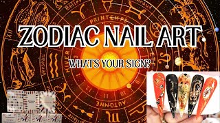 Zodiac Nail Art | Creating Star Sign Nail Designs Using Nail Art Cards