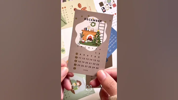 🐰2023年のカレンダーができました