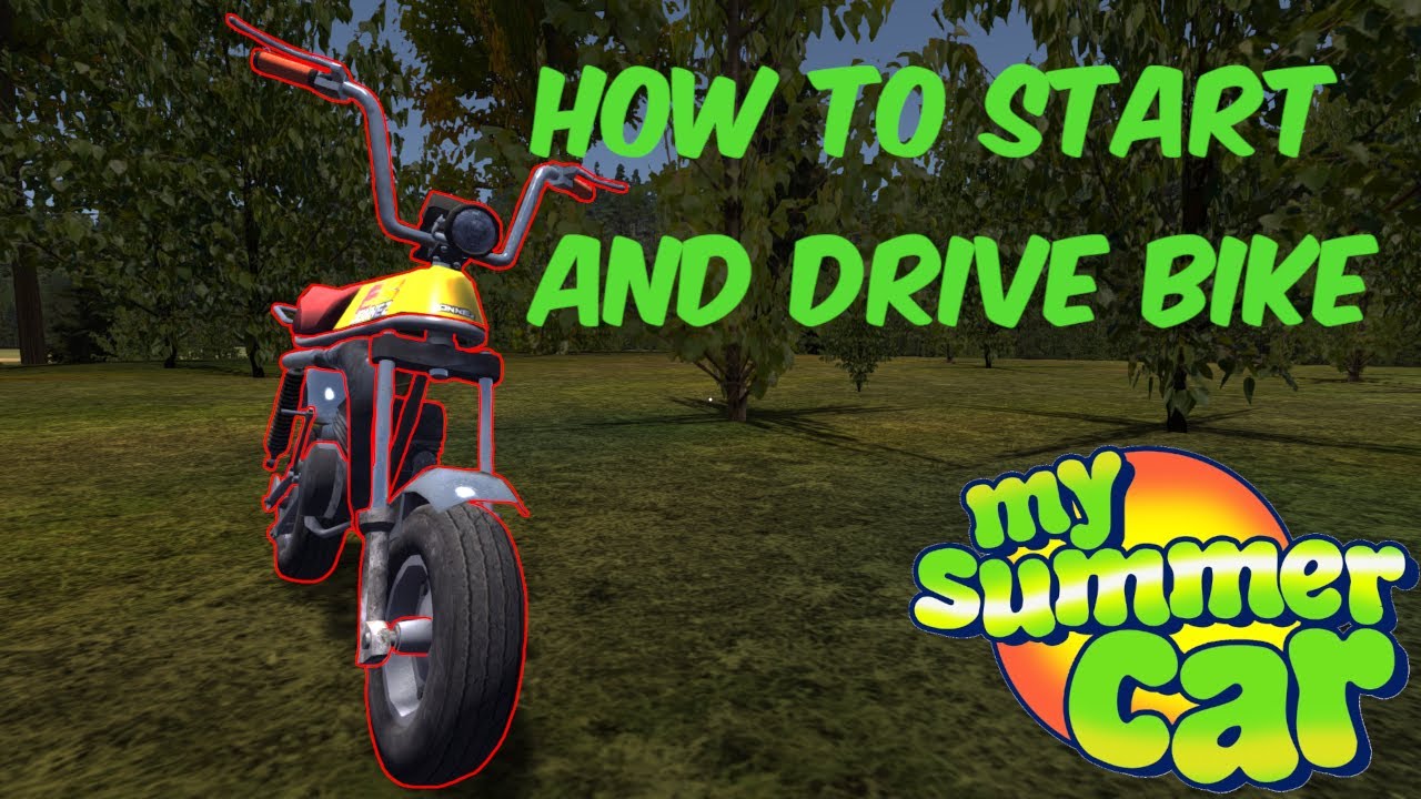 my summer car how to start and drive the moped. 2023 YouTube