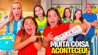 O GESSO SAIU! 😱 + LOOKS DA COPA + MELHOR BOLO EDIÇÃO COPA *melhores da semana*