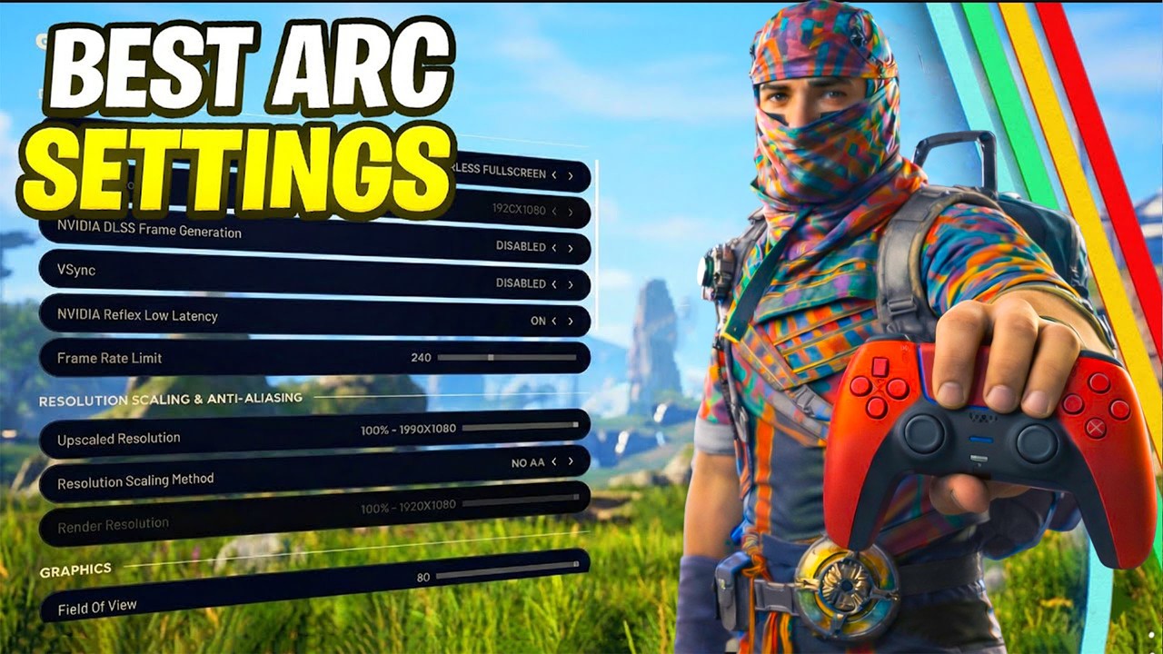 Best Controller Settings & Binds for ARC Raiders! (Graphics, Crosshair, Controller, and MORE)