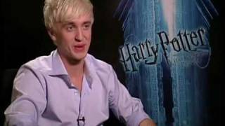 Harry Potter And The Half Blood Prince Tom Felton Interview part 1