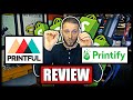 2021 Printify Vs. Printful T-Shirt Review (Before Washing)