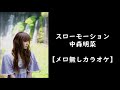 スローモーション 中森明菜【メロ無しカラオケ】