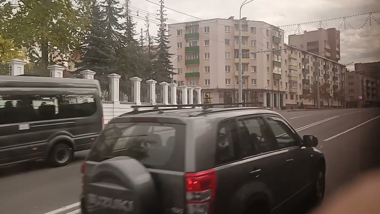 Поездка по маршруту Автобуса 3 —Полоцкий Рынок—#Средняя школа 24