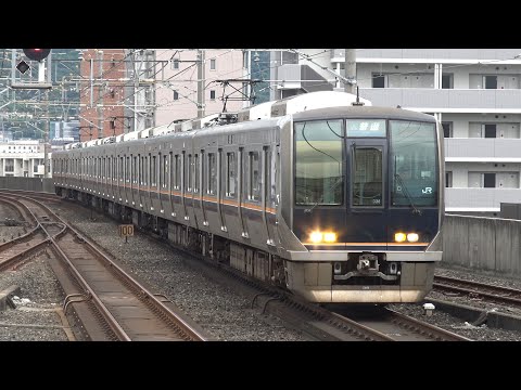 【4K】JR学研都市線　普通列車321系電車　住道駅到着 @Jnr115