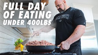 FULL DAY OF EATING TO GET UNDER 400LBS | 4,620 CALORIES