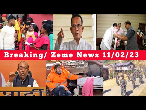 BREAKING/ Zeme News 11/02/23 || 78 Women Arrested In Assam's Child Marriage Crackdown