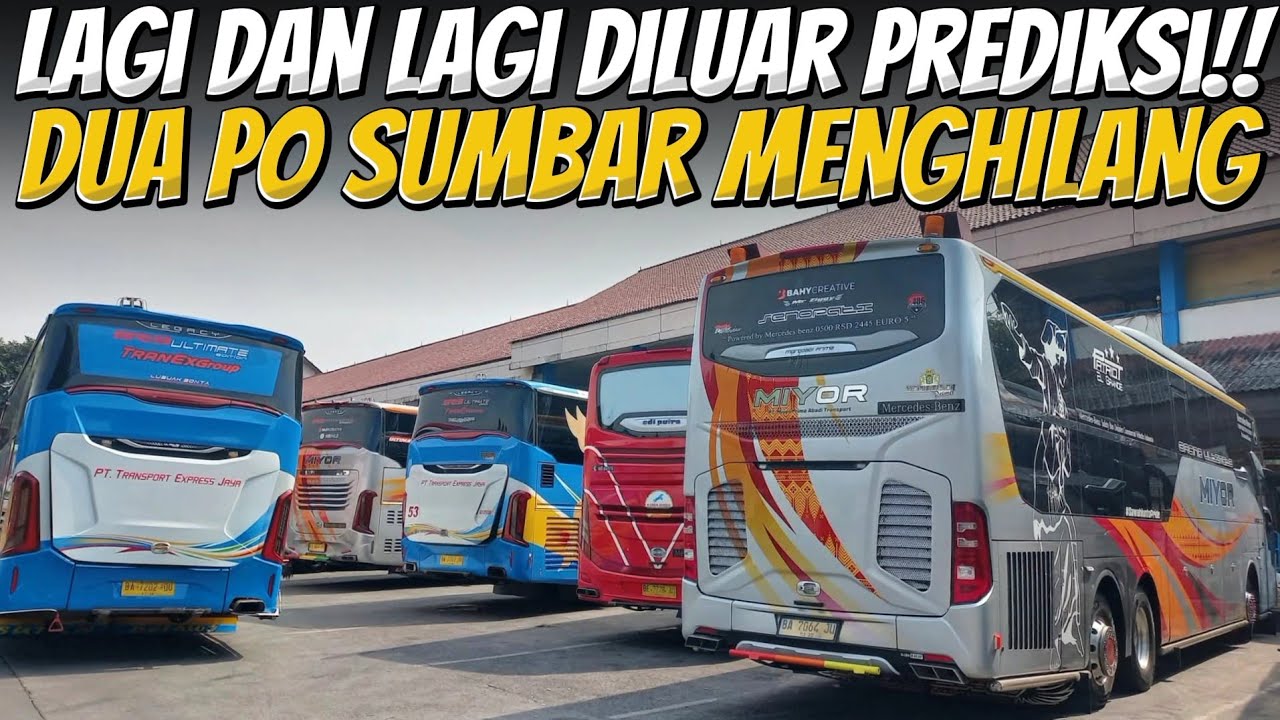 SUDAH BERAT‼️Karena Efek Ini !? Dua PO Tak Hadir Rute Panas Sumbar, Yang Lain Membludak