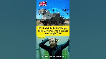UK’s Radio Weapon Destroys 100 Drones in One Go! 😯💥