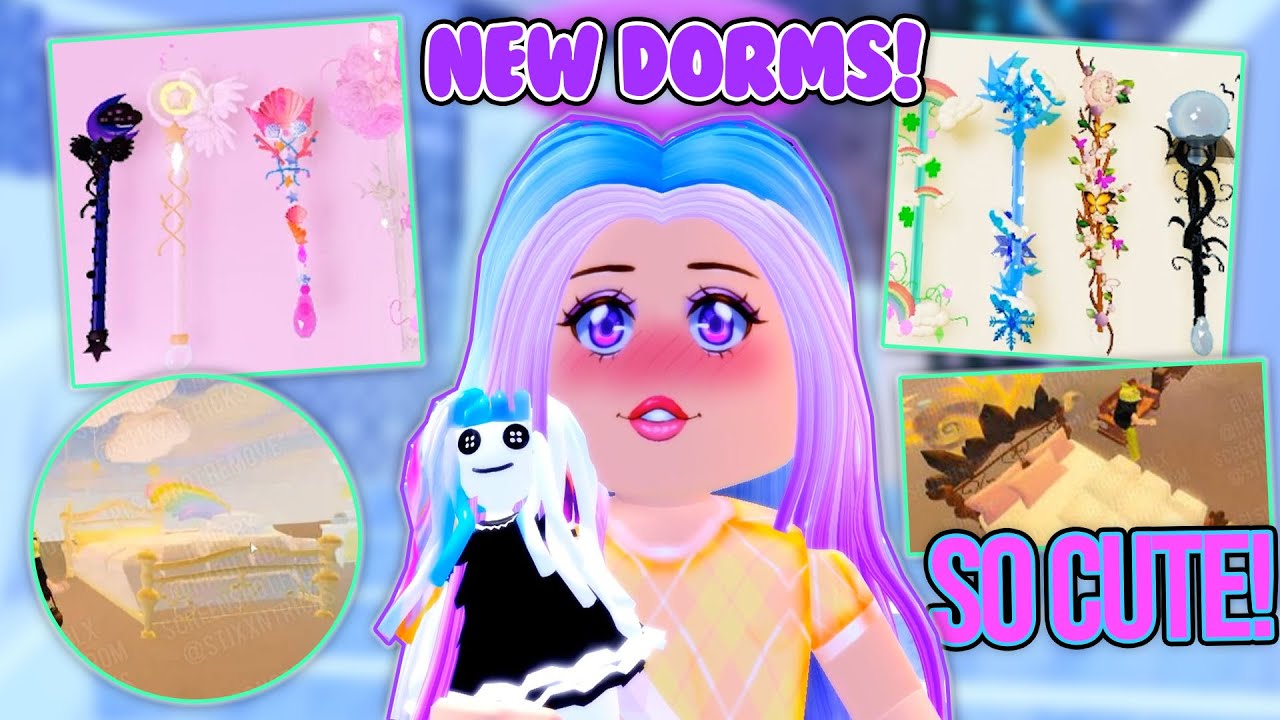 NEW SCHOOL UPDATES! New DORMS & Furniture! Royale High - YouTube