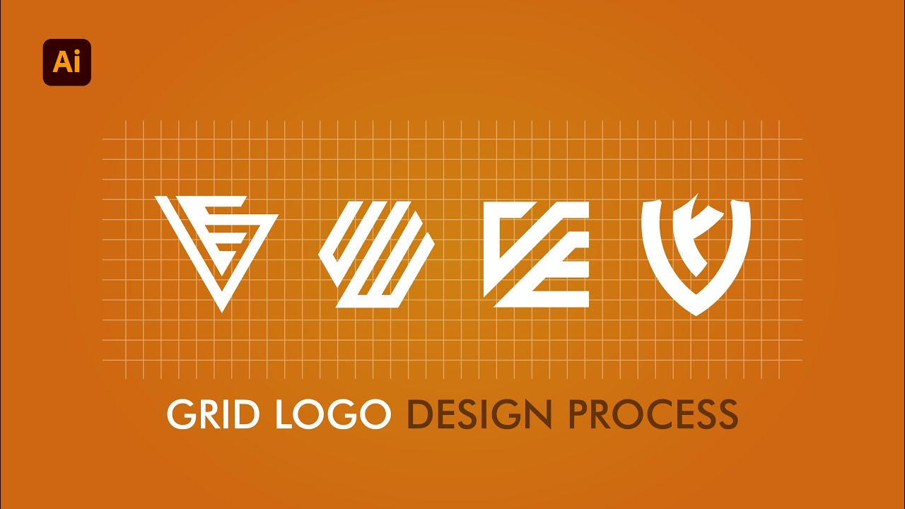 How To Design A Logo Using The Grid Method - YouTube