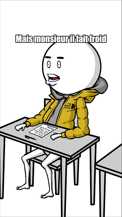Garder sa veste en cours 🤣🤣 Partie 1 🎙️@saigo6263 #shorts #animation #humour #drole #sketch