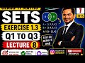 Class 11 Maths Chapter 1 Sets | Exercise 1.3 Q1-Q3 | Lecture 8 | CBSE & All Boards / Santosh Tiwari