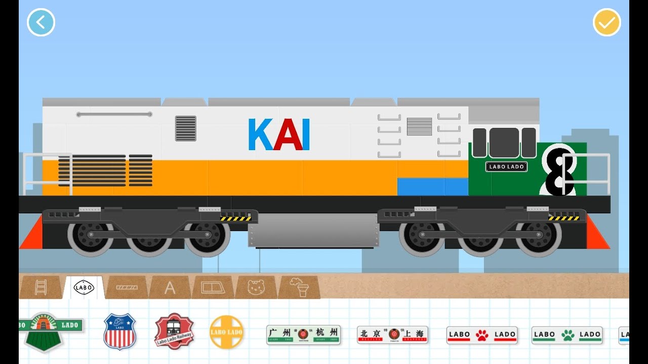 Membuat CC201 Livery HUT KAI 80 - Labo Brick Train