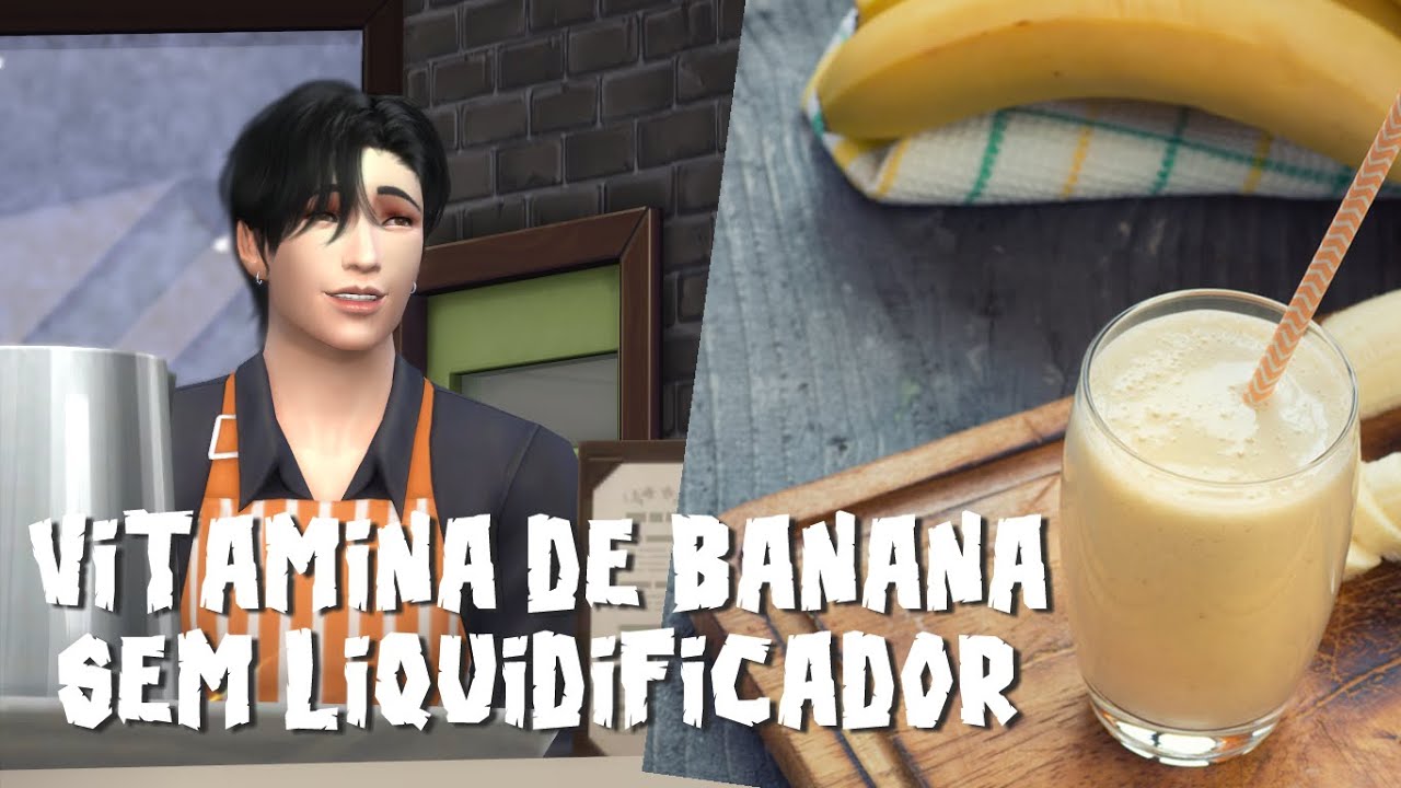 RECEITA: VITAMINA DE BANANA SEM LIQUIDIFICADOR 🍌| RICKY - YouTube