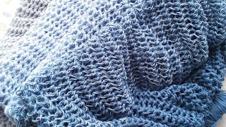 104.棒針で編みかけている作品を５点紹介します。