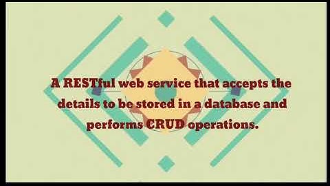 #5 Web Services | ReSTful Web services with CRUD operations | Jayalalita