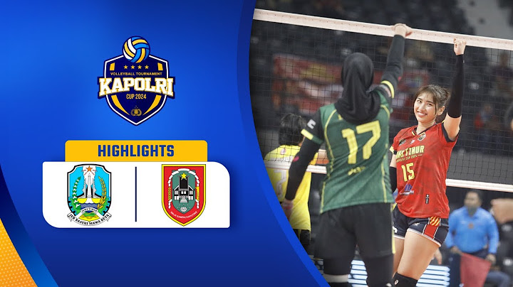 Highlight Kapolri Cup 2024 Putri - Jawa Timur vs Kalimantan Selatan 3-0 | Moji
