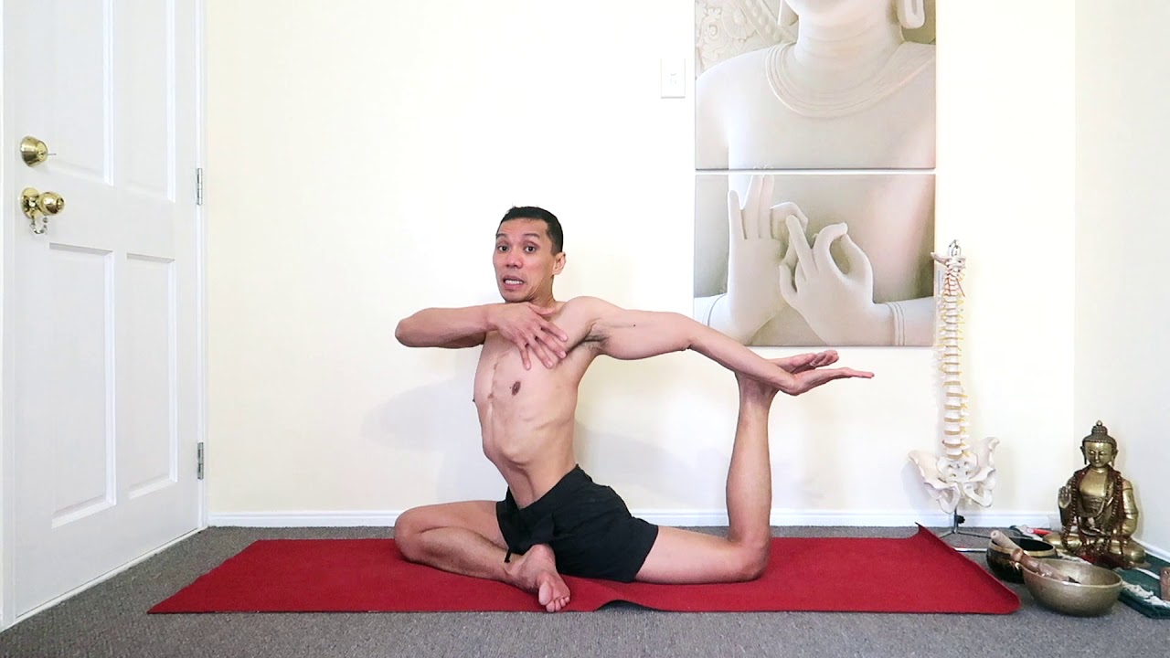 Part Two: Eka Pada Rajakapotasana Tutorial yoga chakra bracelets