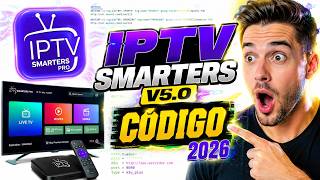 🚀 IPTV Smarters Pro V5.0 2026: Como Configurar e Usar o Código #IPTV #Smarters