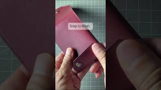 No-Sew Fold Snap Wallet DIY