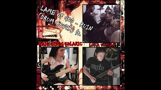 Lamb Of God - Ruin (drum cover) ft. Maja Kekas Kolarić & Luka Vuksan