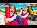 ناي زعلت كتير بأول يوم مدرسة&hellip; وما كانت بدها تروح! 😭