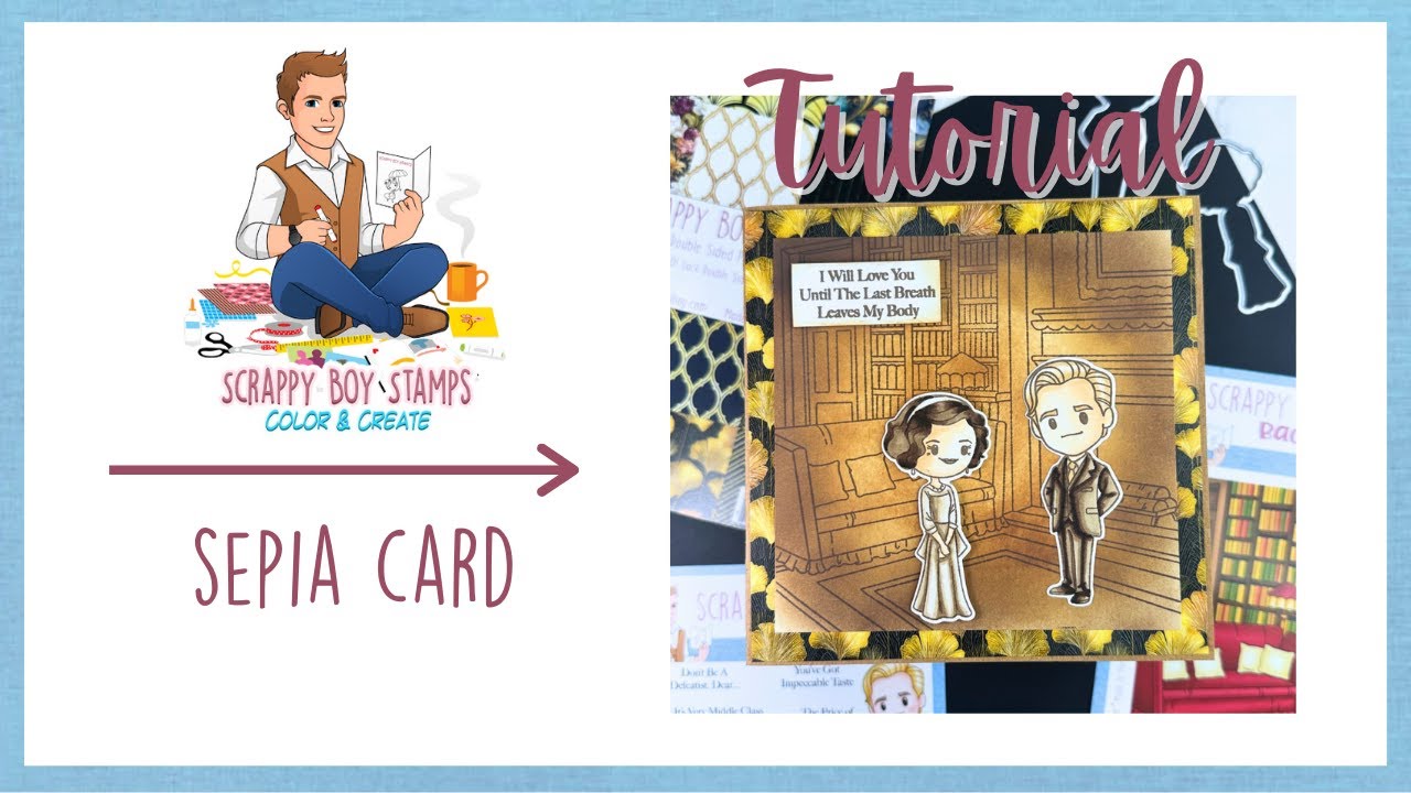 Урок по созданию открытки «Сепия»