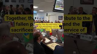 UNIFIL Head of Mission and Force #youtubeshorts #youtube #trending #news #viral