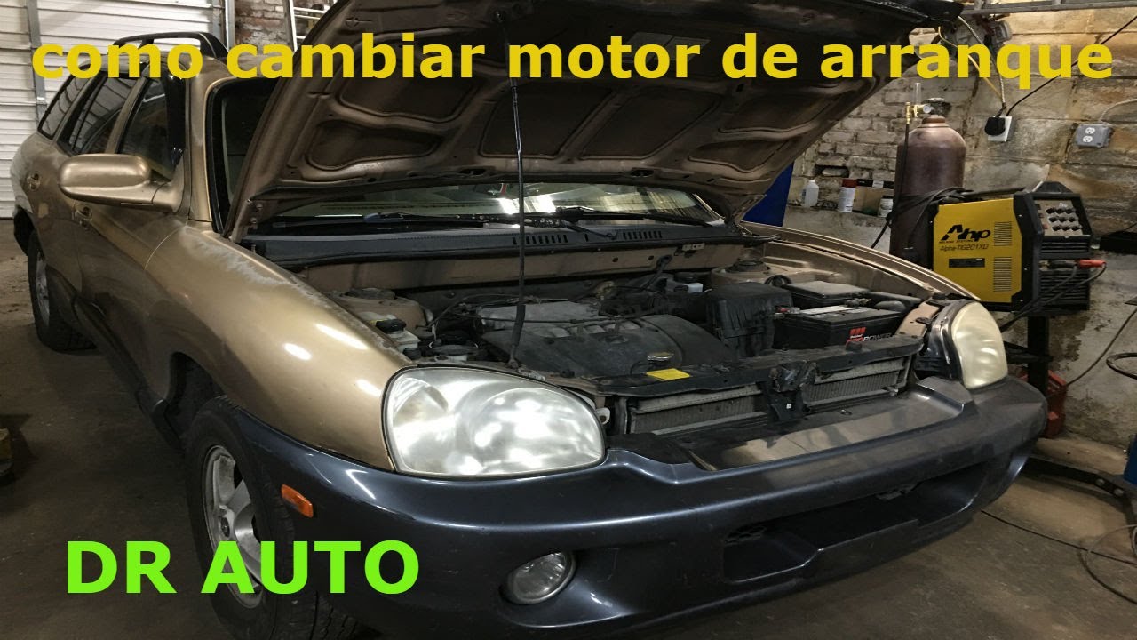 como cambiar el motor de arranque en una 2001 hyundai santa fe, how to change motor starter como cambiar el motor de arranque en una 2001 hyundai santa fe, how to change motor starter