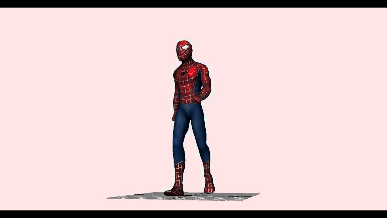 spiderman standard walk cycle